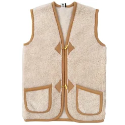 Alwero Bodywarmer dames van wol – Alpen Beige