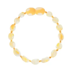Amberos Barnsteen armband baby/peuter milk