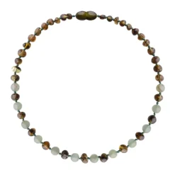 Amberos Barnsteen ketting baby/peuter green – aventurijn