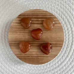 Baby Natura Carneool hartje (3cm)