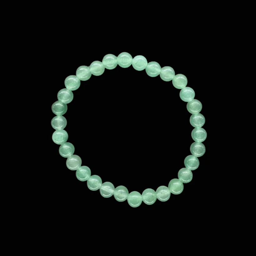 Baby Natura Groene Aventurijn kogelarmband 6mm dames