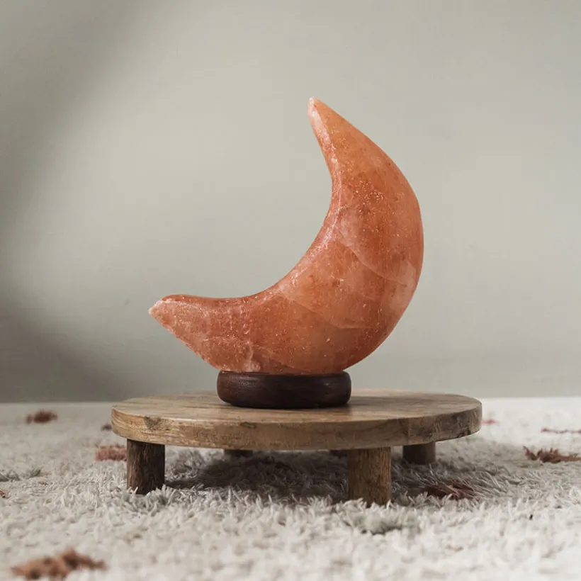 Baby Natura Himalaya zoutlamp maan rood