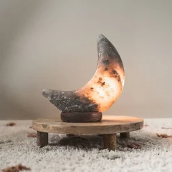 Baby Natura Himalaya zoutlamp maan grijs