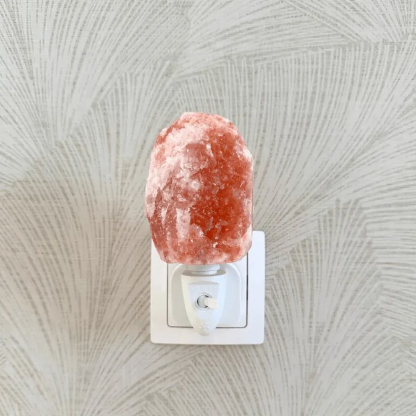 Baby Natura Himalayazout nachtlampje rots