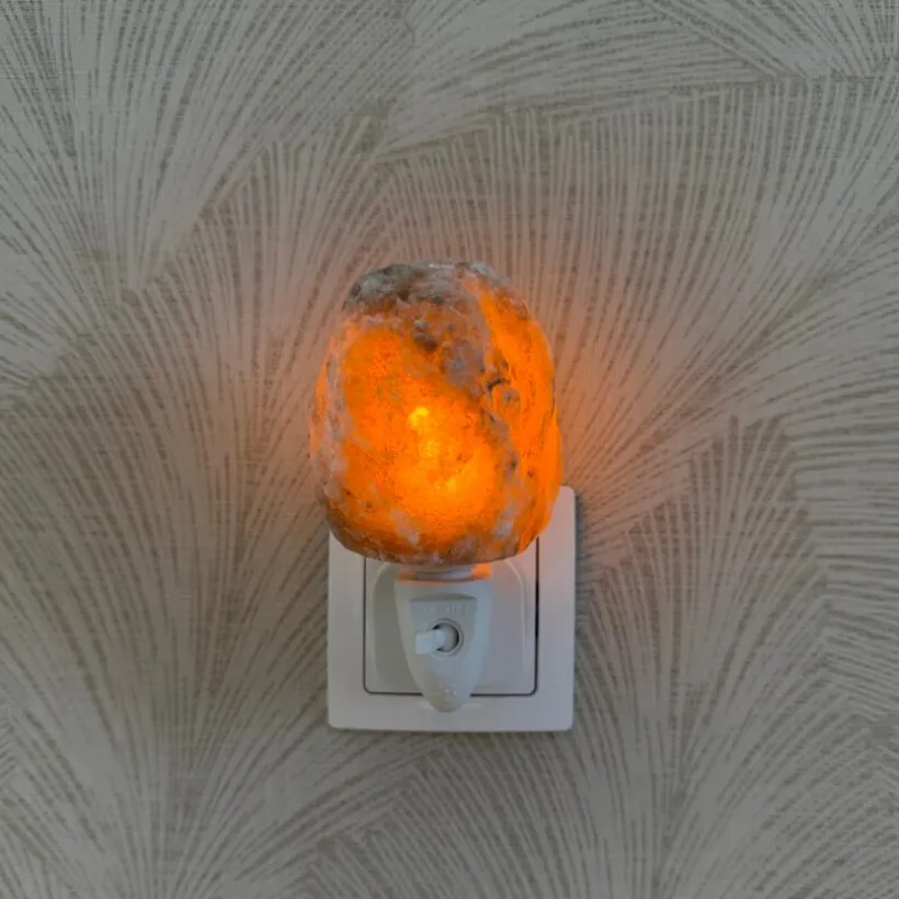 Baby Natura Himalayazout nachtlampje rots grijs