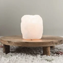 Baby Natura Himalayazout theelichthouder wit