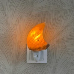 Baby Natura Himalayazout nachtlampje maan grijs