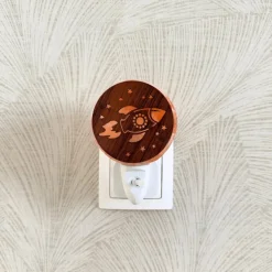 Baby Natura Himalayazout nachtlampje Raket 3D