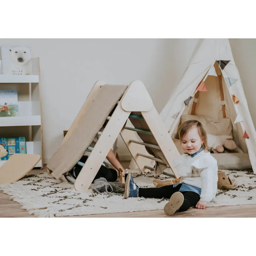 Baby Natura Pikler driehoek – pastel