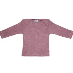 Cosilana Longsleeve wol zijde katoen wijnrood