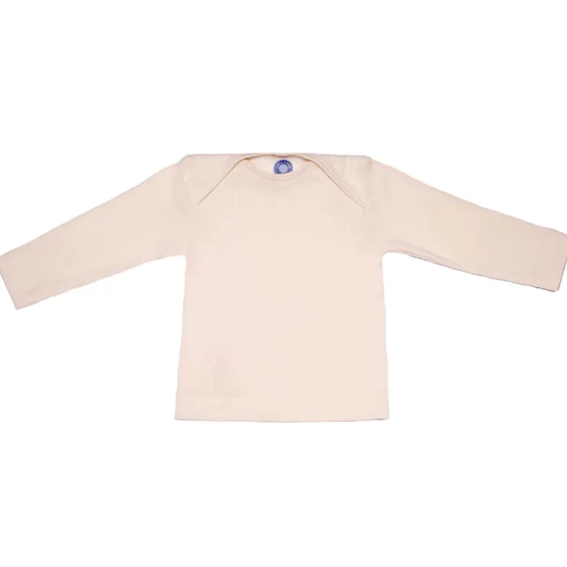 Cosilana Longsleeve wol/zijde/katoen natuur