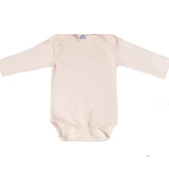 Cosilana Romper wol zijde natuur lange mouw