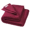 Disana Baby deken wol Honeycomb cassis