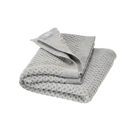 Disana Baby deken wol Honeycomb grijs