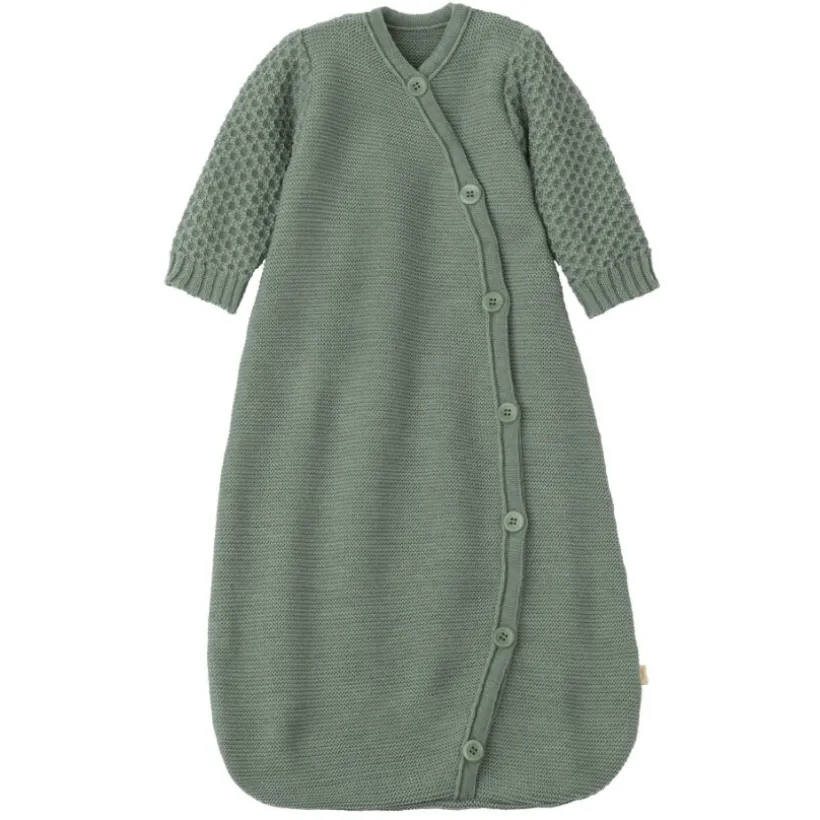 Disana Gebreide wollen slaapzak lange mouw Jade