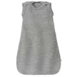 Disana Gebreide wollen slaapzak mouwloos Grijs