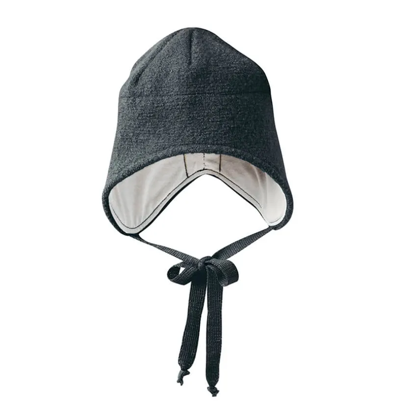 Disana Strikmutsje gekookte wol antraciet