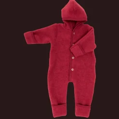 Engel Natur Overall wolfleece Jaspis rood