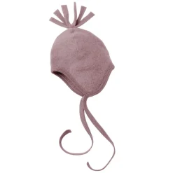 Engel Natur Strikmutsje wolfleece rozenhout