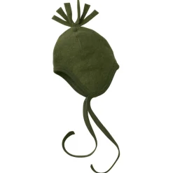 Engel Natur Strikmutsje wolfleece riet