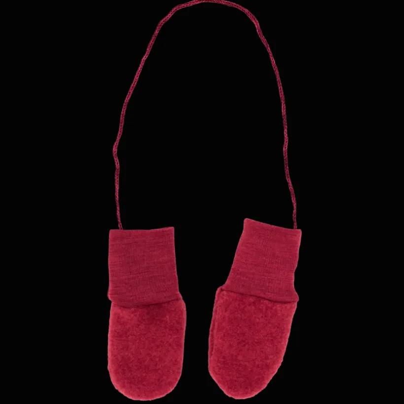 Engel Natur Wantjes wolfleece Jaspis rood