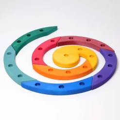 Grimm's Verjaardag en advent spiraal jaarring gekleurd