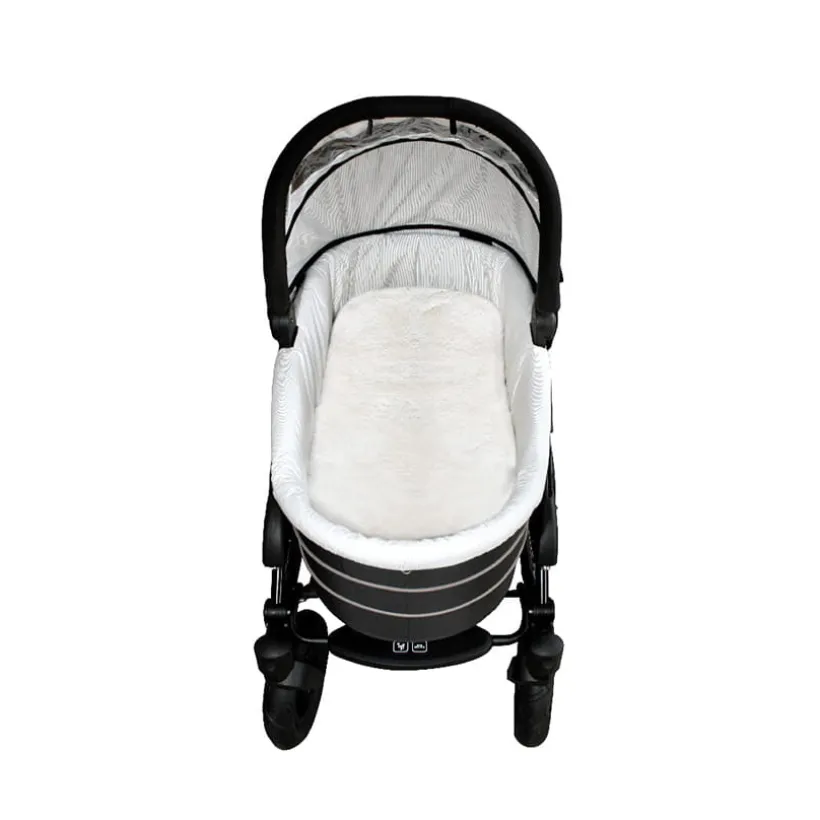 Heitmann Felle Lamsvacht kinderwagen wit