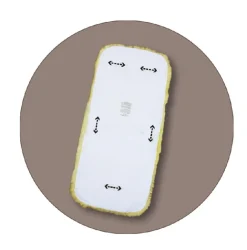 Heitmann Felle Lamsvacht kinderwagen goud