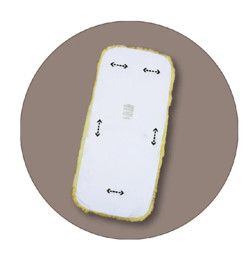 Heitmann Felle Lamsvacht kinderwagen goud