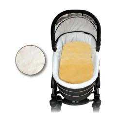 Heitmann Felle Lamsvacht kinderwagen goud