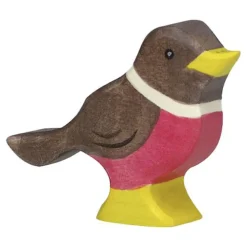 Holztiger Houten roodborstje
