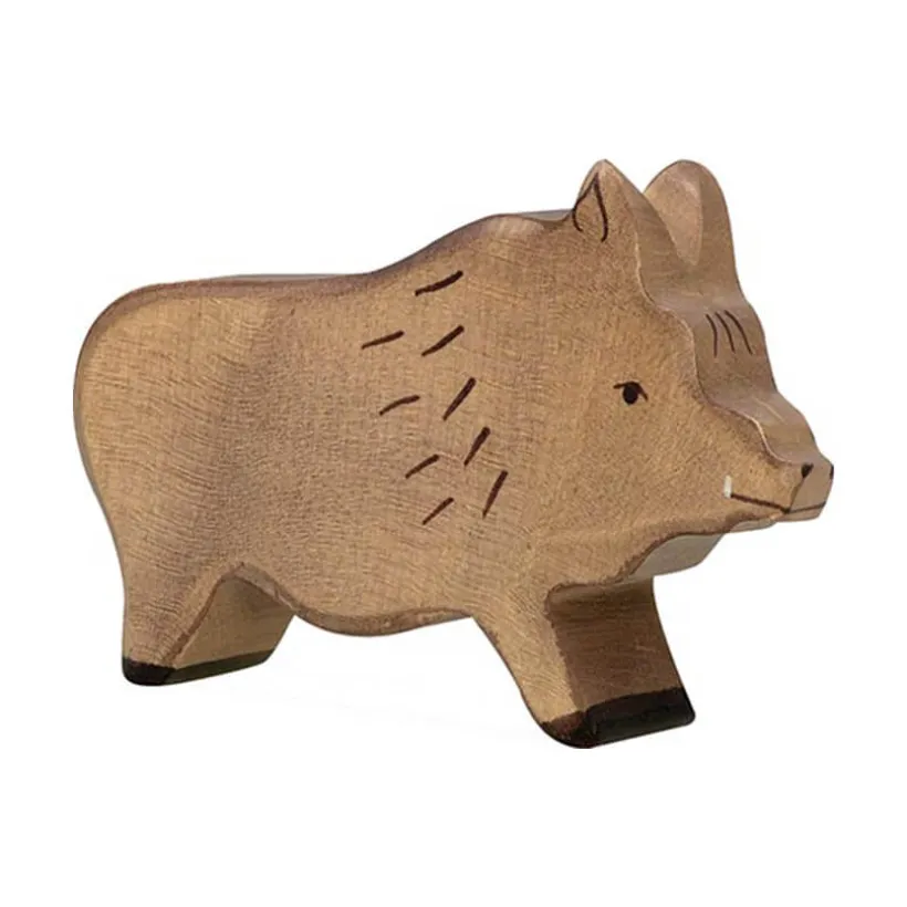 Holztiger Houten wild zwijn