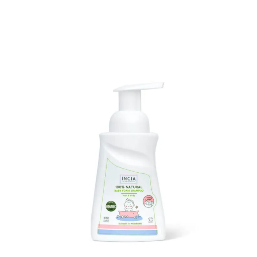 INCIA Natuurlijke Schuimende Baby Shampoo (200ml)