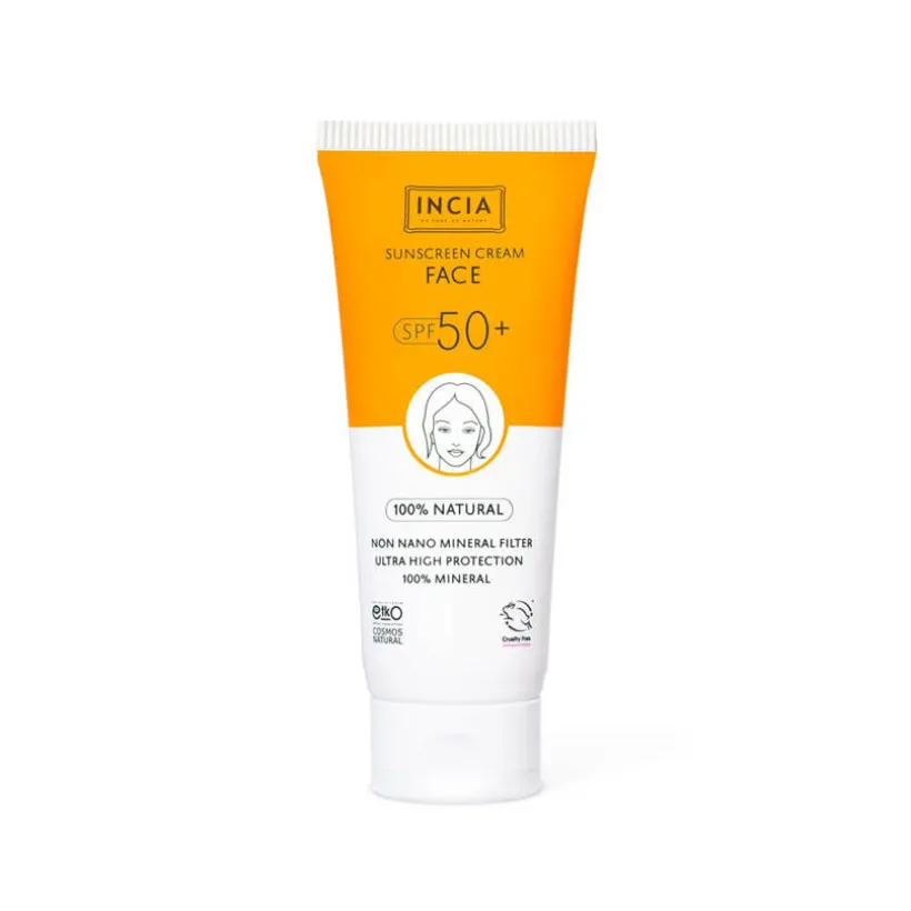 INCIA Zonnebrandcrème voor het Gezicht SPF 50 (50ml)