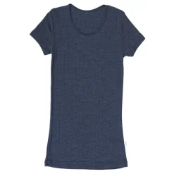 Joha Dames T-shirt wol/zijde – blauw
