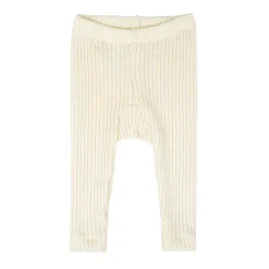 Joha Gebreide wollen broek / legging ecru