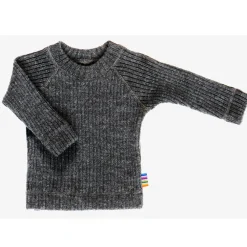 Joha Gebreide wollen trui antraciet