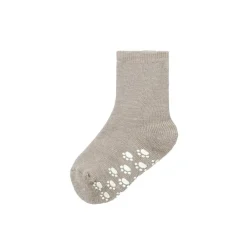 Joha Wollen sokken met anti slip – beige