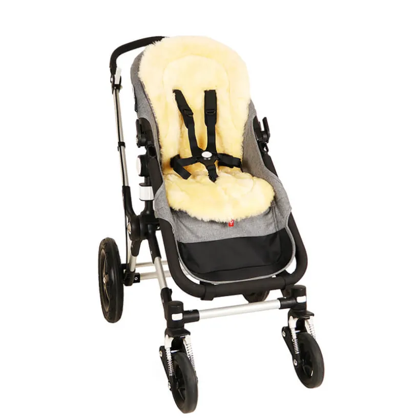 Kaiser Lamsvacht buggy goud kort