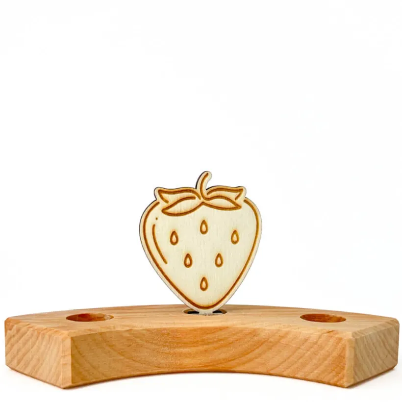 Klein dappertje Aardbei steker