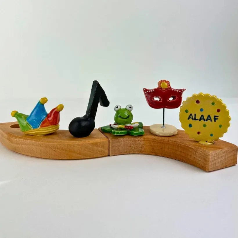 Klein dappertje Alaaf carnaval steker