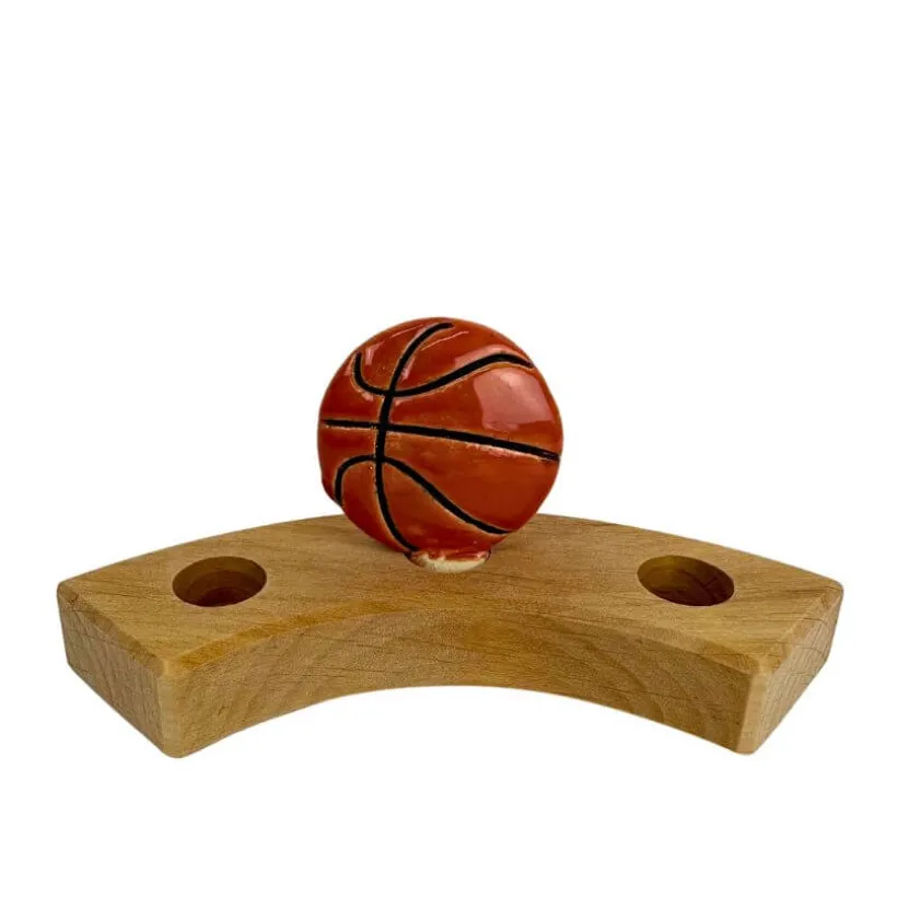 Klein dappertje Basketbal steker