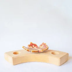 Klein dappertje Blad schaaltje steker