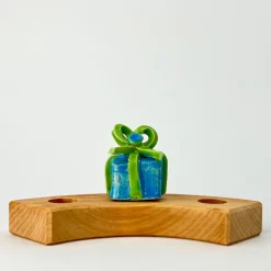 Klein dappertje Blauw cadeautje steker