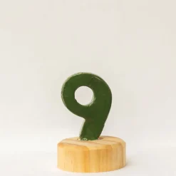 Klein dappertje Cijfer 9 steker