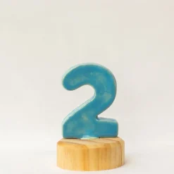 Klein dappertje Cijfer 2 steker