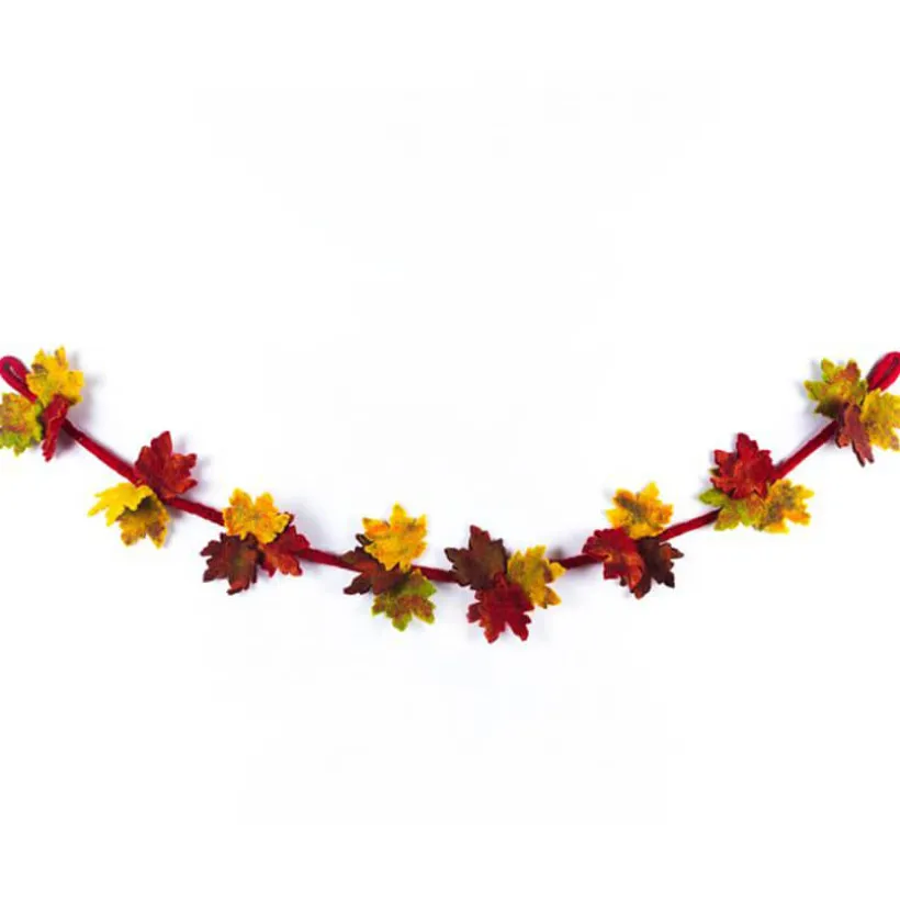 Klein dappertje Herfstbladeren slinger