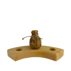 Klein dappertje Jute zak sinterklaas steker