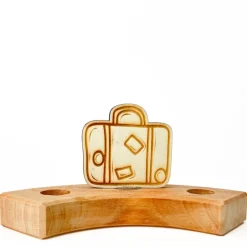 Klein dappertje Koffer steker