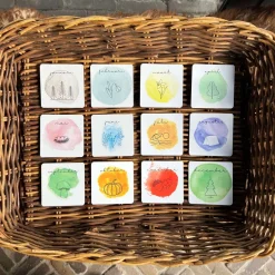 Klein dappertje Maandkaartjes (kleur)